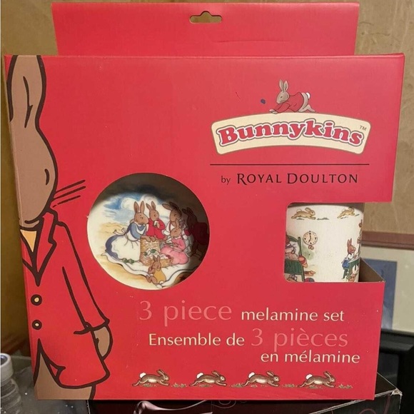 Royal Doulton Other - Bunnykins 3 piece plate set - brand new